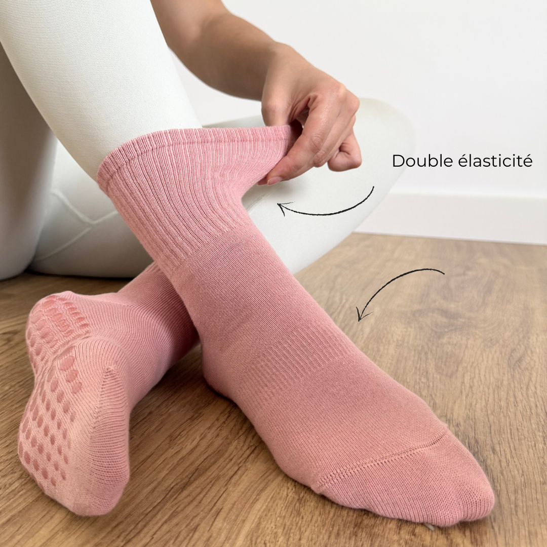 Chaussettes Antidérapantes Pilates & Yoga